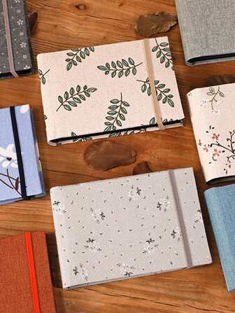 1pc 6-Inch Black Inner Page Of Photo Album, Fabric Tie Rope 6-Inch 100 Album, Vertical Photo Postcard Storage Book, Family Photos And Anniversary Photos, Graduation Wedding, Valentine's Day And New Year Gifts,Back To School,School Supplies