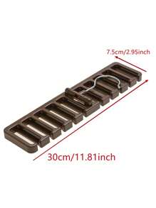 1pc Multi-Function Belt Hanger Organizer Rack For Belts, Ties, Scarves