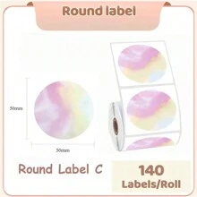 Sticker thermique holographique laser argent M110 pour les artisanats de fête, les décorations de fête, compatible avec M220 E210 P50 DETONG P1