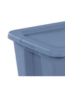 Sterilite 18 Gallon Tote Box Plastic, Set Of 8 - Bluemoonlight - View 9