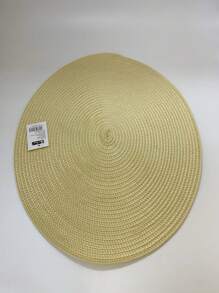 2/4/6 Pieces Round Placemat Set Sousplat Kitchen Dining - 金色 - 查看 2