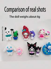 新品圣诞系列娃娃盲盒玩具戳戳乐大号娃娃24孔送亲朋好友圣诞礼物生日礼物娃娃挂件戳戳乐（内有款式随机） - 彩色 - 查看 8