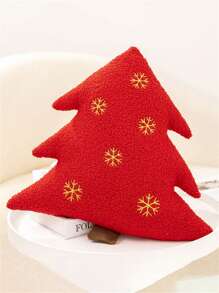 Muñeco de galleta con estampa de "Cuento de Navidad", árbol de Navidad rojo, árbol verde, muñeco de galleta de caramelo - Muñeco de peluche, regalo de cumpleaños para novia, novio, amigo, de tela suave y cómoda, decoración creativa para el hogar - Multicolor - Ver 2