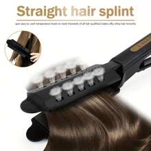 4-Setting Temperature Adjustable Professional Straightening & Curling Iron Hair Styler, Dual-Purpose Flat Iron & Curling Iron, Gift For Women, Mother's Day Gift