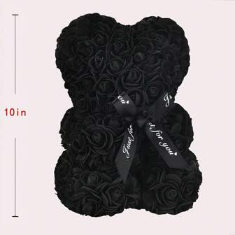4pcs Rose Bear Rose Teddy Bear -Valentine's Day Gifts For Girlfriend Women, Flower Bear Gifts For Mother's Day For Mom, Anniversary Birthday Gifts - Rose Bear, Valentine Day, Gift Graduation
