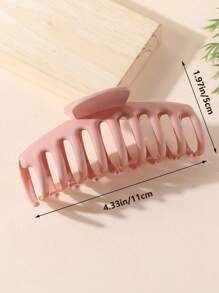 4 pinzas para el cabello de niña, pasadores para el cabello grandes antideslizantes, pasadores de plástico mates de colores de moda, accesorios para el cabello delgados y gruesos para uso diario