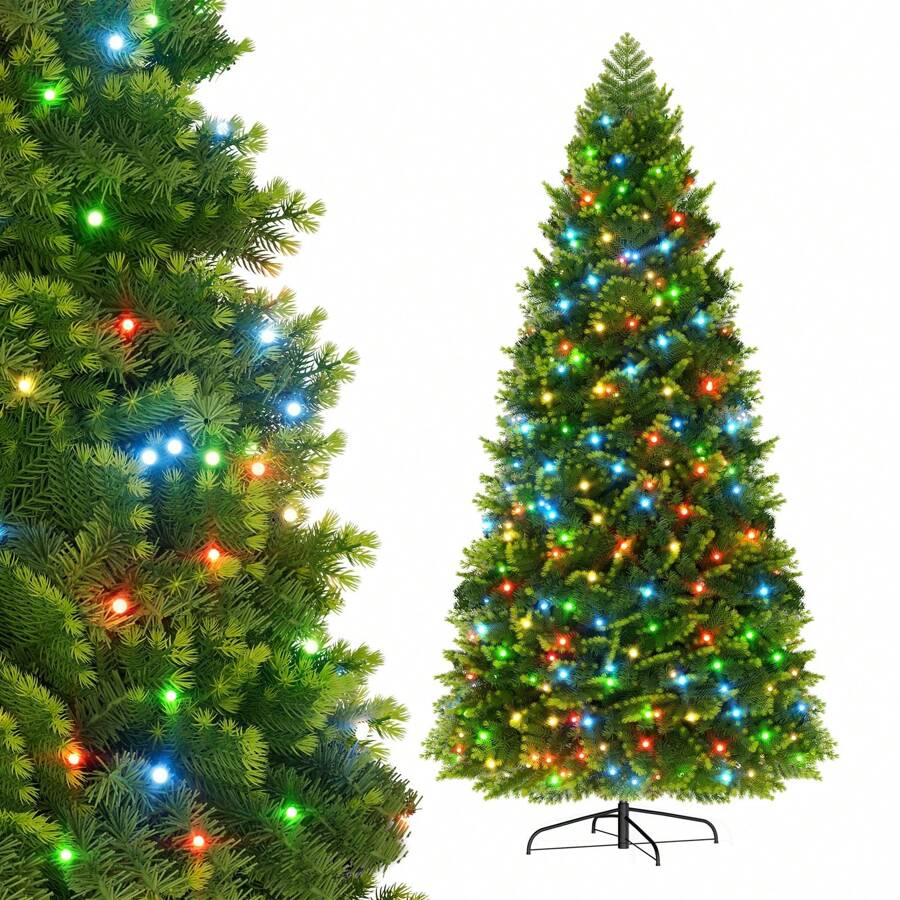 VA-Cerulean Christmas Trees - Green - View 1