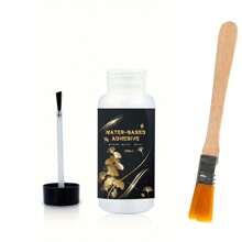 Guldbladslim, vattenbaserat lack, 50 ML/100 ML/200 ML, pysseltillbehör för smycken, hantverk och sömnad, konstförgyllningssats - Svart - Visa 5