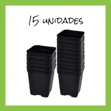 Square Vase 200ml – Perfect For Small Plants And Floral Arrangements At Home, Office And Balcony With Resistant Material" - 15 單位 - 查看 1