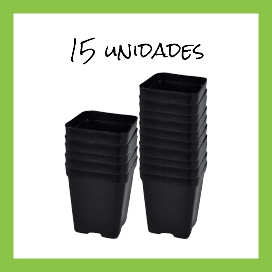 Square Vase 200ml – Perfect For Small Plants And Floral Arrangements At Home, Office And Balcony With Resistant Material" - 15 單位 - 查看 1