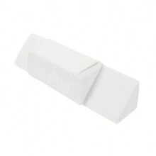 Baby Side Pillow, 45° Inclined Triangle Support Pillow With Invisible Zipper, Removable Pillowcase - White - View 8