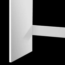 OYAJIA White Wooden Dressing Table Vanity Computer Desk Bedroom Furniture,Computer Study Desk With Drawer Office Drawer,Writing Workstation - White - View 9