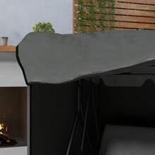 Outsunny 3 Seater 600D Oxford Patio Swing Chair Cover Outdoor Garden Furniture Rain Protection Protector Waterproof Anti-UV, 177 X 114 X 152cm / 205 X 124 X 164cm - Dark Grey - View 9