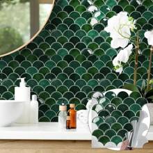 1/10/20pcs Self Adhesive Wall Tiles, Heat Resistant Peel And Stick Kitchen Backsplash, Waterproof Wall Tiles, Stickers For Bathroom, Home Decor Room Decor Wallpapers Wall Paper Wallpaper Wall Stickers Wall Decor Wall Sticker