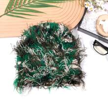 1pc Unisex Camouflage Fluffy Beanie Hat, Warm Thick Winter Cap For Men, Personalized Casual Outdoor Cycling Headwear Winter Christmas Hat Men Beanie Ski Hat Fall Outfit