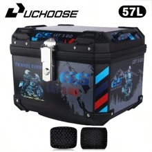 57L Motorrad Universal Topcase, für R1200GS R1250GS F800GS F850GS G310gs, große Kapazität Gepäckbox für Werkzeuge und Heckgepäck