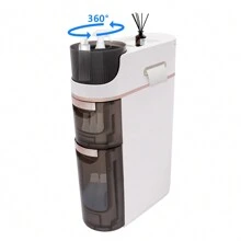 Rainaut Rainat Bathroom Floor Cabinet 2-Tiers Slim Bathroom Storage, Movable Storage Cabinet With Drawers For Small Spaces, Bathroom, Kitchen, Bedroom, White (2-Tier)[Best Gift For Family&Friends]