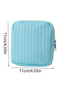 1 pieza Bolsa organizadora de color caramelo, bolsa de almacenamiento para toallas sanitarias/tampones, monedero con cierre para sujetar lápices de labios, brochas, cuidado de la piel, teléfono, monedas y artículos pequeños, para uso en el hogar/viaje/escuela, con vibras bohemias, para vacaciones en la playa, colección de baño, colección de dormitorio, gran capacidad