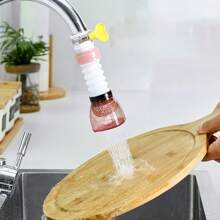 1 bộ lọc vòi nước đa năng, máy lọc nước vòi nước chống bắn, bộ lọc sủi bọt, đã lọc, màu ngẫu nhiên - Nhiều màu - Xem 2