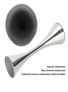 Vaso in acciaio inossidabile, innovativo, elegante, moderno, dalla bocca rotonda, vaso in metallo per fiori per il tavolo del soggiorno