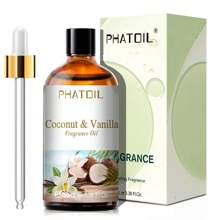 1瓶100毫升/3.38液盎司椰子香草果香精油，适用于香薰机、加湿器、DIY香氛、肥皂和蜡烛制作，包含黄瓜、甜瓜、椰子、草莓、桃子、樱桃、蓝莓、青苹果、芒果、蔓越莓、百香果、柠檬、西瓜、葡萄、无花果、香蕉、梨、猕猴桃、番石榴、木瓜、荔枝、菠萝等果香。 - 多樣化香型 - 查看 2