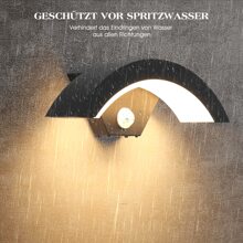 OYAJIA Außenwandleuchten, Außenbeleuchtung für Garten, Weg, Terrasse