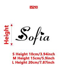 1pc Custom PVC Name Sticker, Asymmetric Shape, Soft Pink & Black, Multiple Sizes, Removable Wall Decal, Home Decor, Bedroom, Kitchen, Customizable Wall Art, Creates Cozy Ambiance - Black - View 21