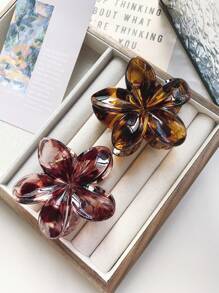 2 piezas Pinza de pelo transparente con estampado clásico de leopardo de 8 cm, elegante y retro, adecuada para trenzas, coletas, moños, apta para uso diario casual, ir y venir, vacaciones, fiestas, citas, escuela, universidad, accesorios de pelo de mujer para outfits de vacaciones