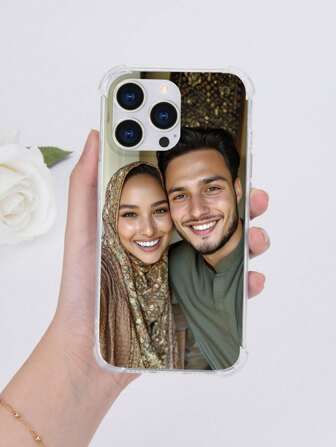 1 Customized Photo Black Phone Case Compatible With IPhone 15 Pro Max / S25 Ultra / S25 Plus, Redmi And Other Models, Wedding Photo Customization, Gift For Couples, Friends, Family, Graduation, Etc., Stylish, Colorful, Vintage, Cute, Contracted, Funny, Custom, Personalized, Unique, Customized, Ideal Gifts For Him, Ideal Gifts For Her, Boyfriend, Girlfriend, Family, Friends, Grandparents, Couple, For Anniversaries, For Birthdays,Season Picks,2025phonecase