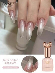 Ennis 10ml 秋季果冻水猫磁性凝胶指甲油，适用于专业美甲沙龙，反光闪光猫眼凝胶指甲油，半永久光疗胶水，DIY美甲沙龙