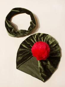 1 mũ cho bé + 1 băng đô cho mẹ Phụ kiện tóc kết hợp cho cha mẹ và con cái, Phụ kiện tóc cho bé và mẹ cùng màu, Phụ kiện tóc Giáng sinh, Đạo cụ chụp ảnh Giáng sinh vui vẻ, Quà tặng Giáng sinh - Nhiều màu - Xem 7