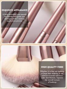 60PCS Makeup Tools Set Including:36PCS Makeup Brush Set+5PCS Makeup Sponges+5PCS Mini Makeup Sponges+5PCS Triangle Powder Puffs+5PCS Mini Air Cushion Powder Puffs+1pc Hairband+2PCS Hand Bowl Strap+1pc Makeup Brush Cleaning Tools - 彩色 - 查看 3