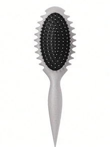 Diseñado por Candybrush Nuevo cepillo definidor de rizo 2024, cepillo para cabello rizado, cepillo para peinado con pinzas de caimán, cepillo perfilador de rizado y elevador de bordes para cabello rizado húmedo, desenredado, moldeado y definición de rizos para mujeres y hombres