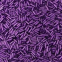 20g/包（约 450 件） 喇叭珠，多色管珠套件玻璃喇叭珠小长珠适用于 DIY 手链项链制作珠宝制作用品，7x2 毫米 - Bugle Beads - 查看 16