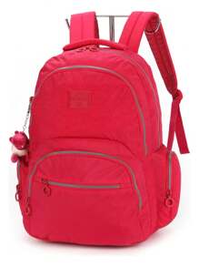 Crinkle Tactel Up4you Notebook Backpack - Màu Hồng Tươi - Xem 6