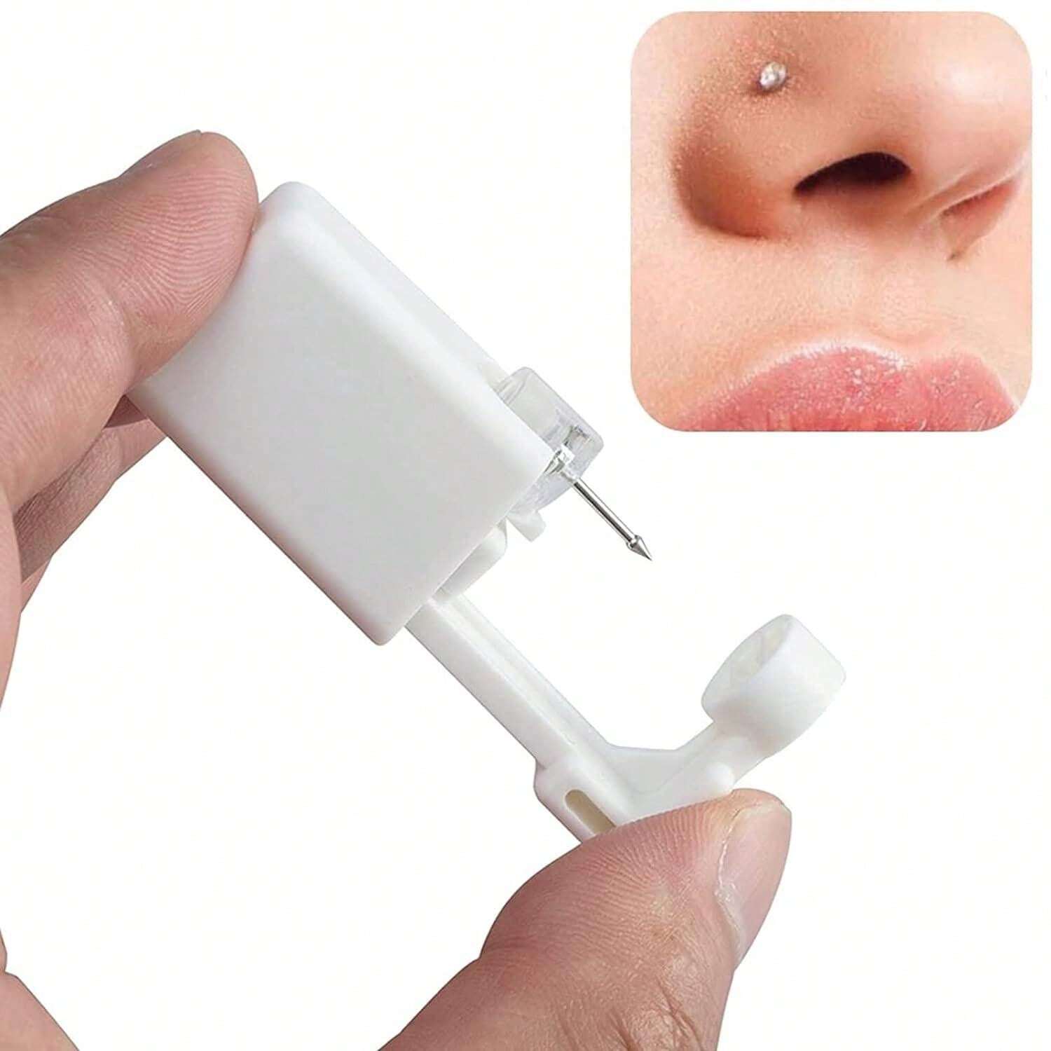 Self Nose Piercing Kit Disposable Nose Piercing Gun With Nose Stud