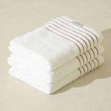 Kit 3 Toalha de Banho Grande Grossa Orfeu 72x130 cm 100% Algodão - Branco - Visão 1