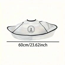 Scissors Pattern Hair Cutting Cape, High Quality Foldable Hairdressing Gown, Waterproof, Comfortable And Easy To Clean Salon Tool