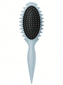 Diseñado por Candybrush Nuevo cepillo definidor de rizo 2024, cepillo para cabello rizado, cepillo para peinado con pinzas de caimán, cepillo perfilador de rizado y elevador de bordes para cabello rizado húmedo, desenredado, moldeado y definición de rizos para mujeres y hombres