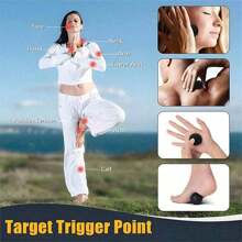 1 quả bóng massage chân, bóng massage chân thư giãn cơ, giảm căng thẳng ở cổ và vai, quà tặng ngày lễ tình nhân, quà tặng năm mới - Màu tím - Xem 2