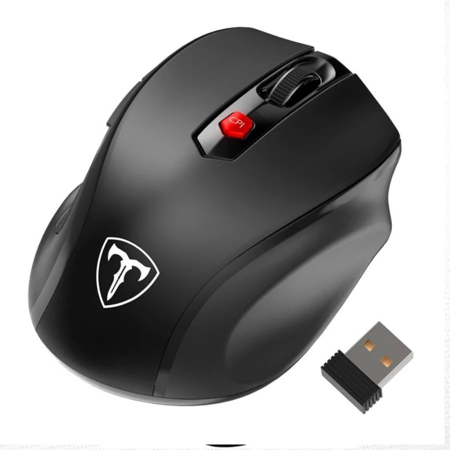 Mouse Gamer Victsing MM057 6 Botones 5 Dpi Inalambrico 2.4 G VICTSING MM057 - Negro - Ver 1