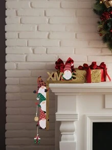 2 Cái/bộ Đồ trang trí cửa gỗ Giáng sinh - Trang trí khung cửa Giáng sinh lùn màu, Trang trí khung góc cửa Giáng sinh, Trang trí cửa Giáng sinh, Trang trí góc cửa Giáng sinh, Trang trí nhà cửa, Trang trí bối cảnh, Trang trí tiệc theo chủ đề, Trang trí tường - Giáng sinh - Xem 9