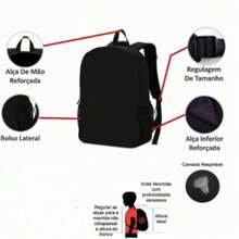 Back To School Backpack For Children, Youth, Spacious And Resistant, Roblox DTF Game Print, School And Trips. - 1 - 查看 5