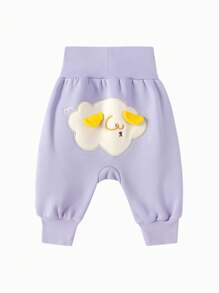 Balabala 婴儿羊毛裤 舒适 PP 裤 适合男孩和女孩，2024 年冬季系列 - 紫色 - 查看 5