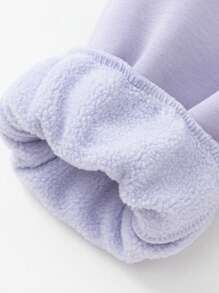 Balabala 婴儿羊毛裤 舒适 PP 裤 适合男孩和女孩，2024 年冬季系列 - 紫色 - 查看 8