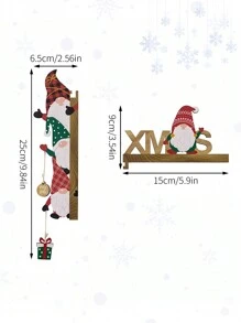 2 Cái/bộ Đồ trang trí cửa gỗ Giáng sinh - Trang trí khung cửa Giáng sinh lùn màu, Trang trí khung góc cửa Giáng sinh, Trang trí cửa Giáng sinh, Trang trí góc cửa Giáng sinh, Trang trí nhà cửa, Trang trí bối cảnh, Trang trí tiệc theo chủ đề, Trang trí tường - Giáng sinh - Xem 4