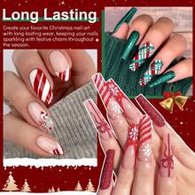 Lavender Violets® 25 Pcs Gel Nagellack Weihnachten Set Winter Gefrorener Splitter Diamant Gold Romantisches Eis Weihnachtsgeschenk Set Soak Off UV LED Base,Glossy n Matte Top Coat Maniküre Lack