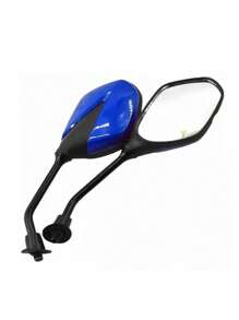 2pcs Universal Motorcycle Mirrors, Motorcycle Accessories, Motorcycle Rearview Mirror - 藍色 - 查看 3