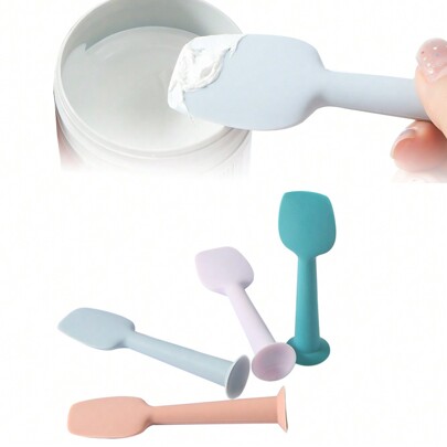 Silicone Diaper Cream Spatula With Suction Cup, Baby Bottom Cream Applicator, Silicone Face Mask Spatula
