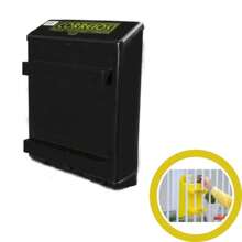 64CM PLASTIC WASTE BIN KIT FOR GRID + BLACK MAILBOX FOR GRID - 黑色 - 查看 3